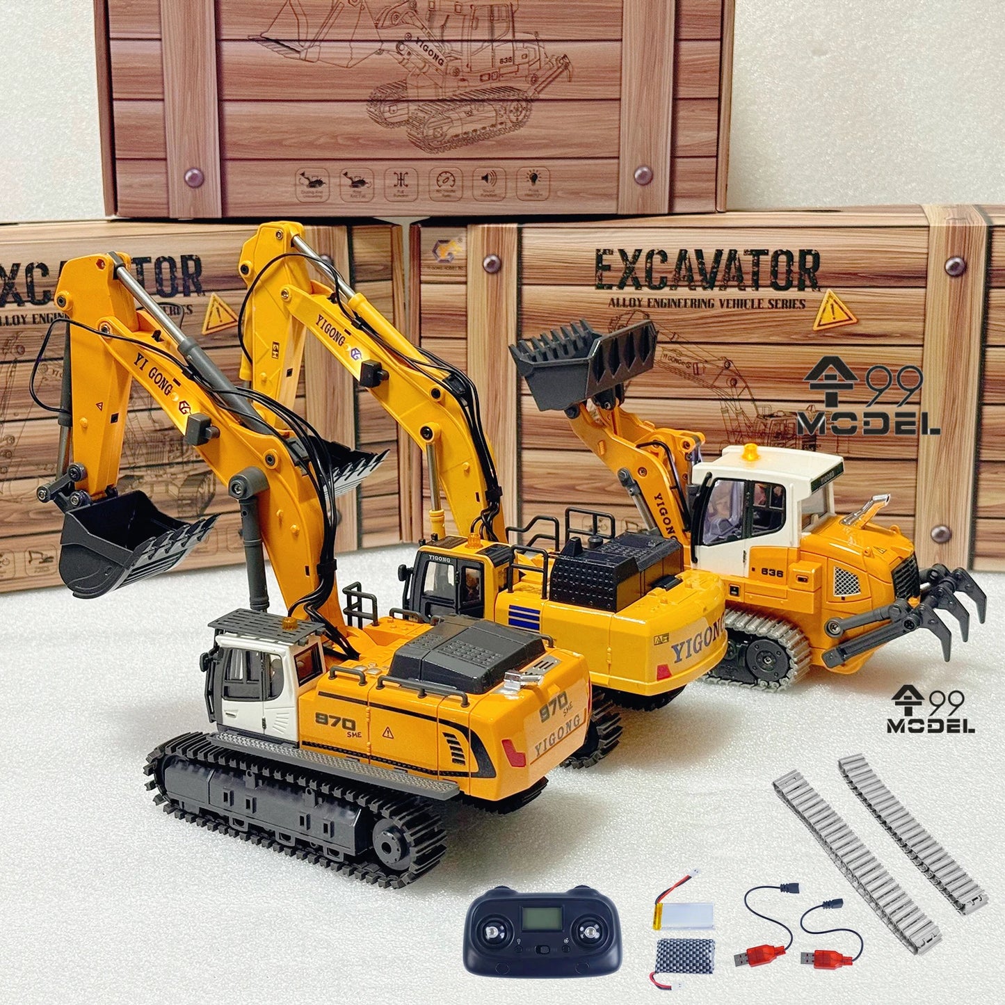 Zoblex MiniBuild 1:50 RC Excavator