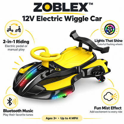 ZOBLEX™ 12V Electric Wiggle Car